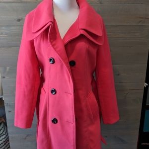 Pink peacoat